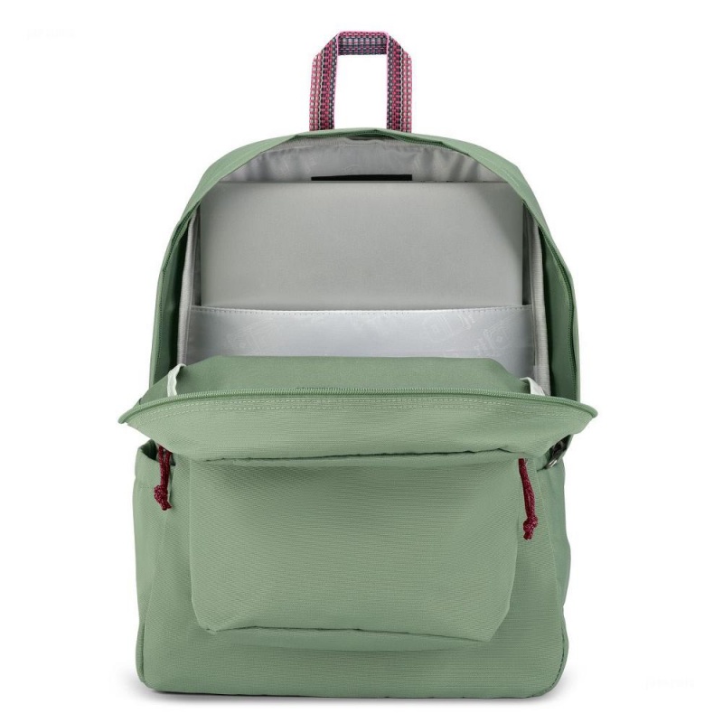 JanSport Restore Pack Schulrucksäcke Rucksäcke Olivgrün | ZCHNQ54763