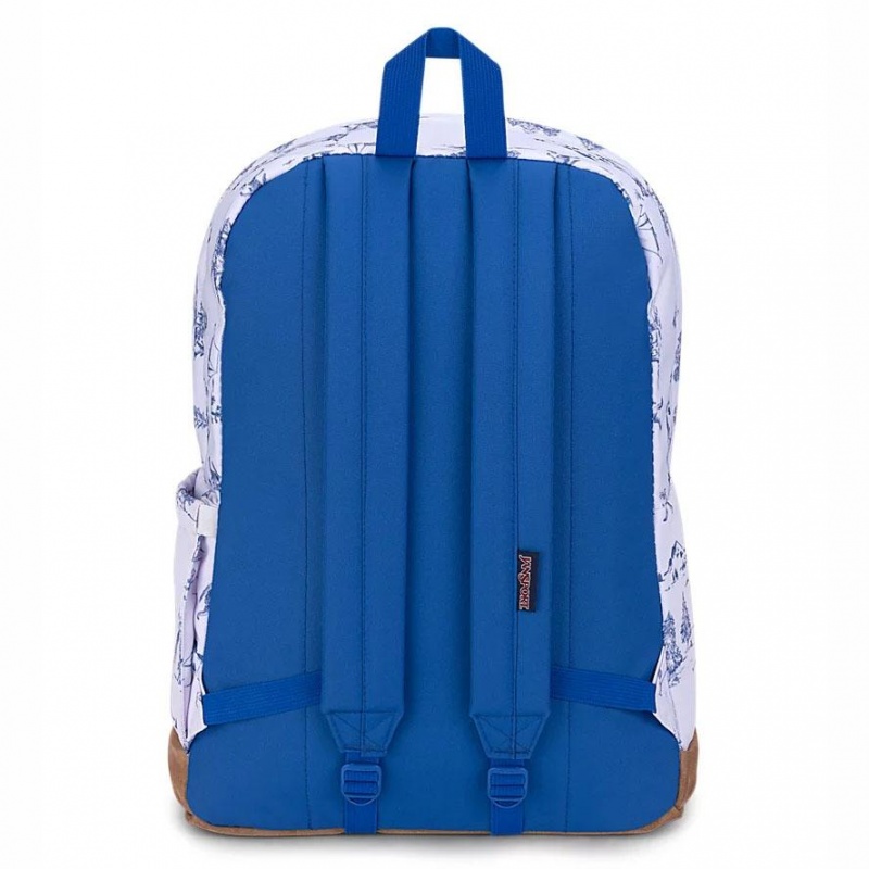 JanSport Right Pack Laptop Rucksack Rucksäcke Weiß Blau | CHEGJ71735