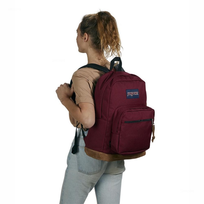 JanSport Right Pack Laptop Rucksack Rucksäcke Bordeaux | GCHEC82638