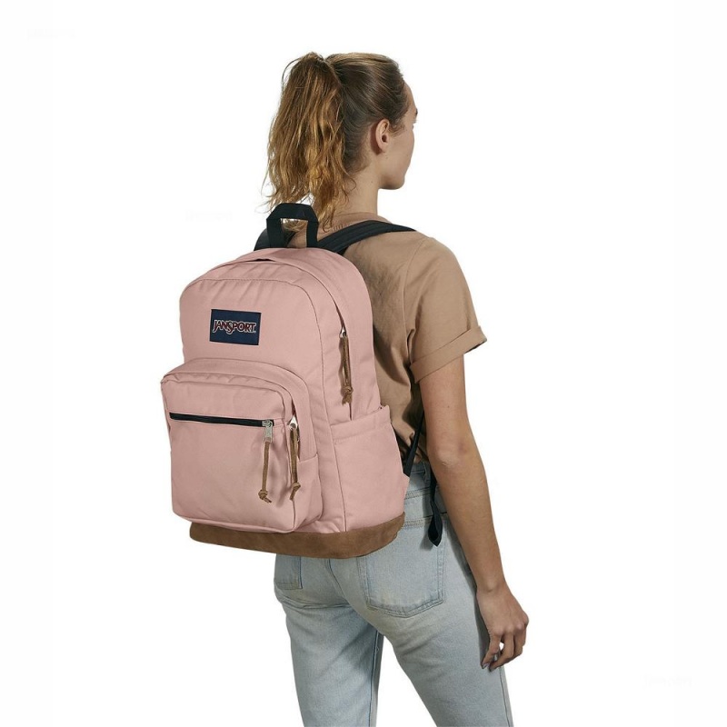 JanSport Right Pack Laptop Rucksack Rucksäcke Rosa | CHQAV32528