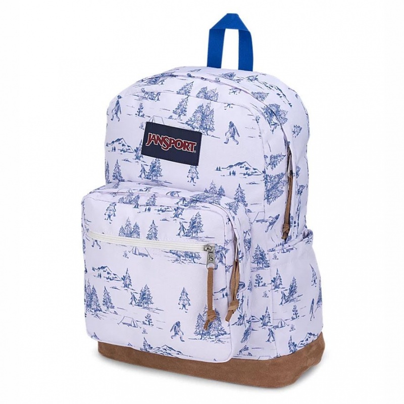 JanSport Right Pack Schulrucksäcke Rucksäcke Weiß Blau | LCHTR16711