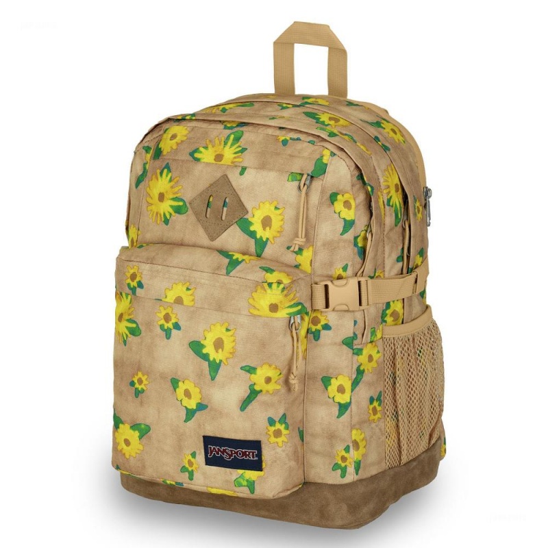 JanSport SUEDE CAMPUS Laptop Rucksack Rucksäcke Khaki | CHXMI43911