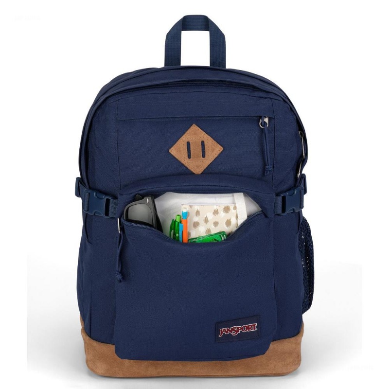 JanSport SUEDE CAMPUS Schulrucksäcke Rucksäcke Navy | QCHUV71934