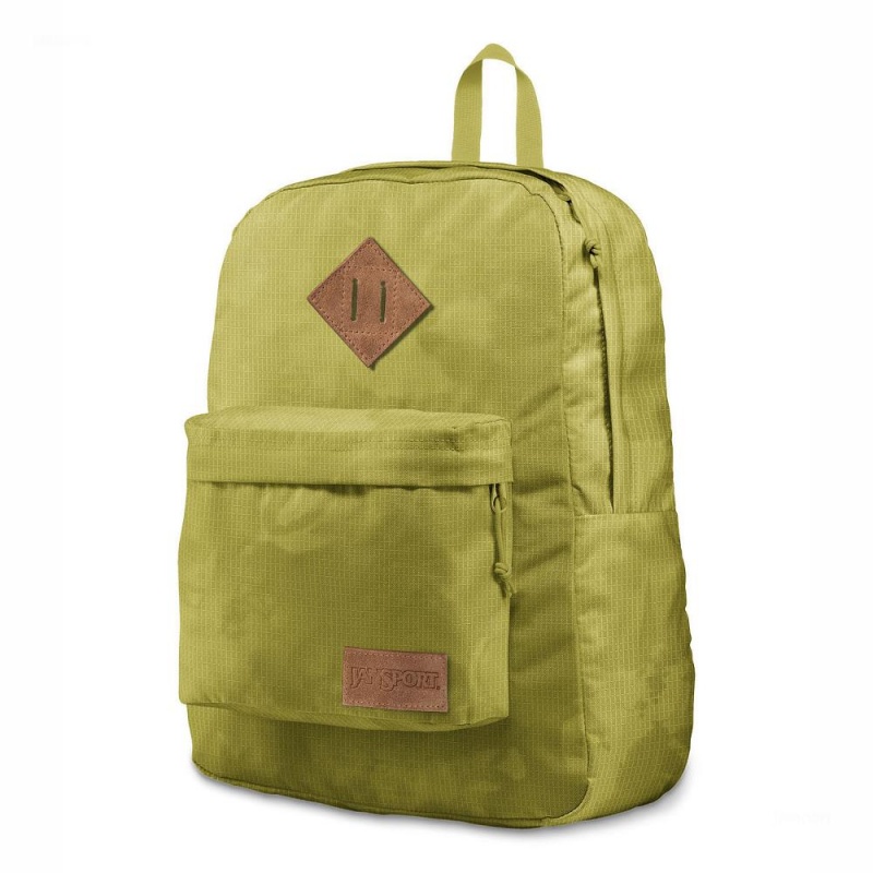 JanSport SUPERBREAK PLUS FX Laptop Rucksack Rucksäcke Grün | XCHBH75230