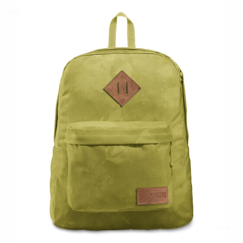 JanSport SUPERBREAK PLUS FX Laptop Rucksack Rucksäcke Grün | XCHBH75230