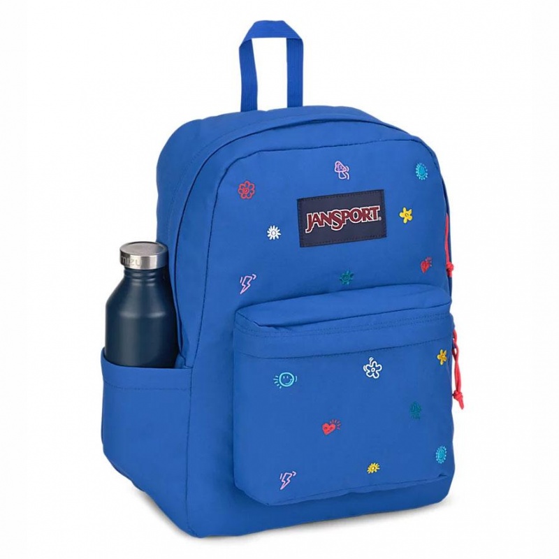 JanSport SuperBreak® Plus Laptop Rucksack Rucksäcke Blau | DCHVO94902