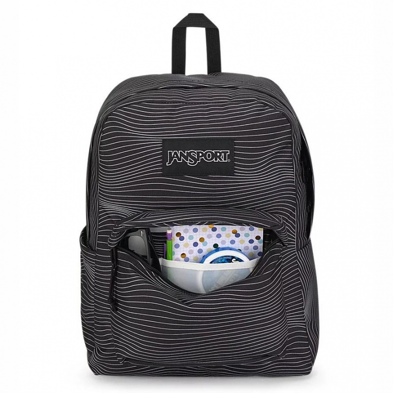 JanSport SuperBreak® Plus Laptop Rucksack Rucksäcke Schwarz | CHXBR62078