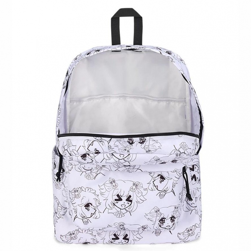 JanSport SuperBreak® Plus Laptop Rucksack Rucksäcke Weiß | CHDFL53935