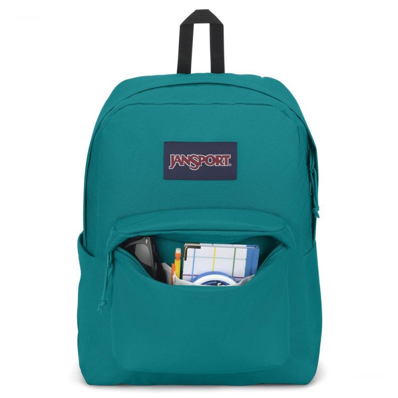 JanSport SuperBreak® Plus Laptop Rucksack Rucksäcke Türkis | LCHTR96822