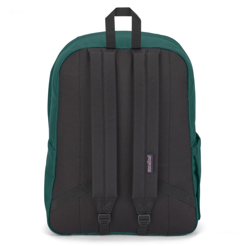 JanSport SuperBreak® Plus Laptop Rucksack Rucksäcke Tiefesgrün | CHJZR81853