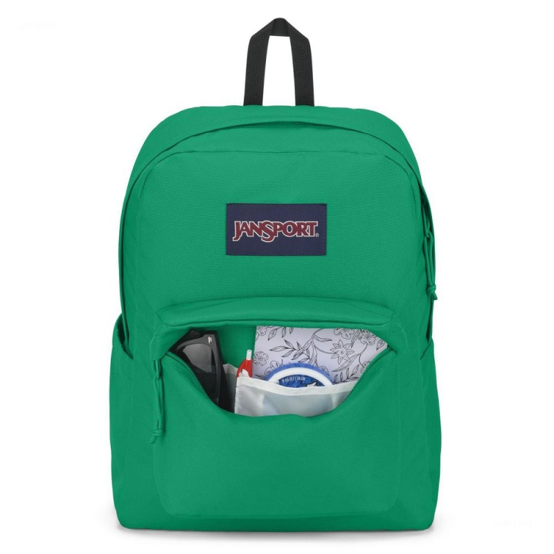 JanSport SuperBreak® Plus Laptop Rucksack Rucksäcke Grün | UCHTG13265