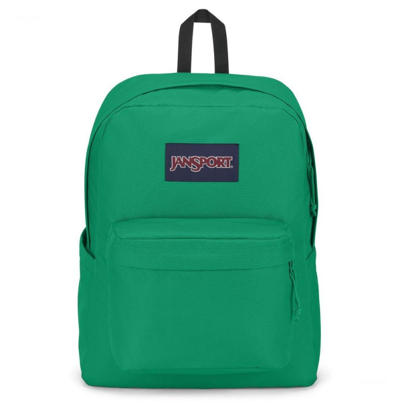 JanSport SuperBreak® Plus Laptop Rucksack Rucksäcke Grün | UCHTG13265