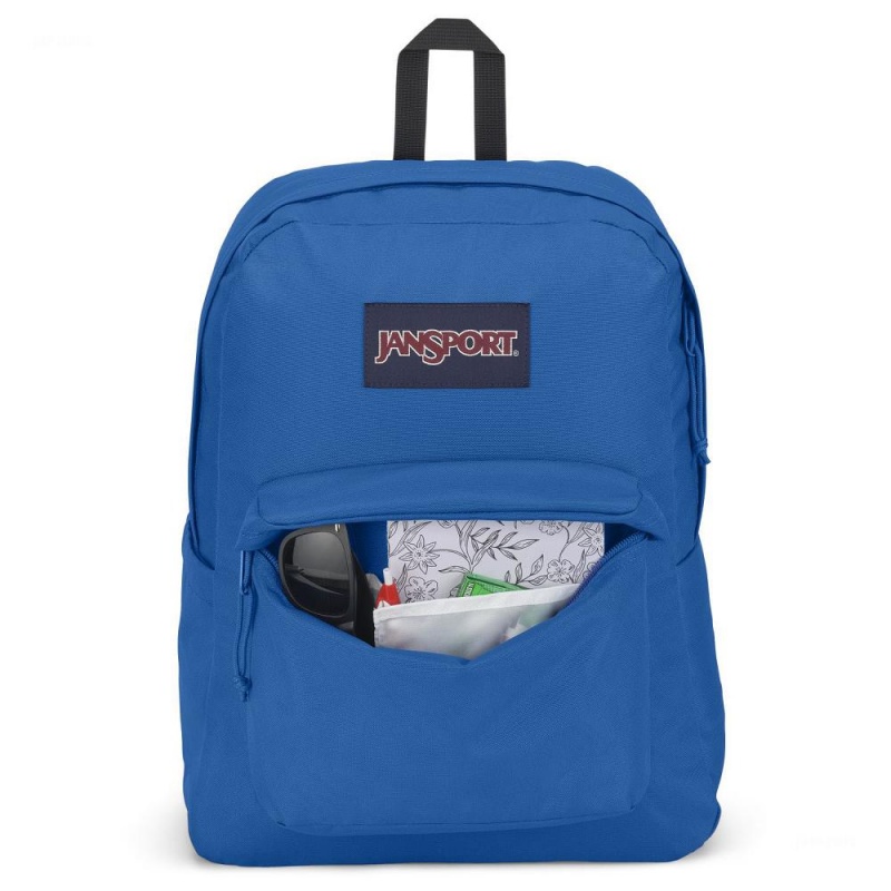 JanSport SuperBreak® Plus Laptop Rucksack Rucksäcke Blau | QCHUV95335