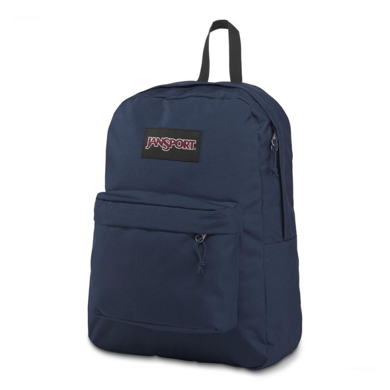 JanSport SuperBreak® Plus Laptop Rucksack Rucksäcke Navy | DCHKV31246