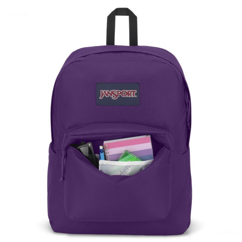 JanSport SuperBreak® Plus Laptop Rucksack Rucksäcke Lila | ACHWC97090