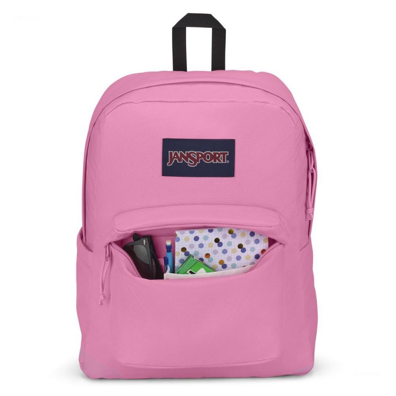 JanSport SuperBreak® Plus Laptop Rucksack Rucksäcke Rosa | FCHHY73985