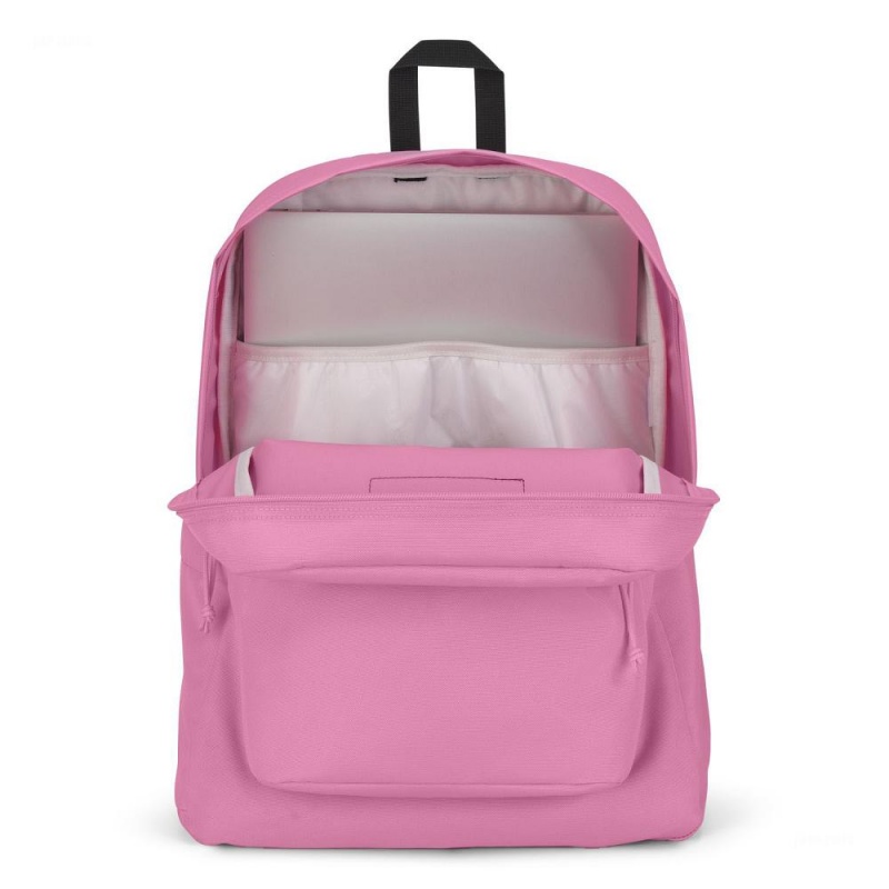 JanSport SuperBreak® Plus Laptop Rucksack Rucksäcke Rosa | FCHHY73985