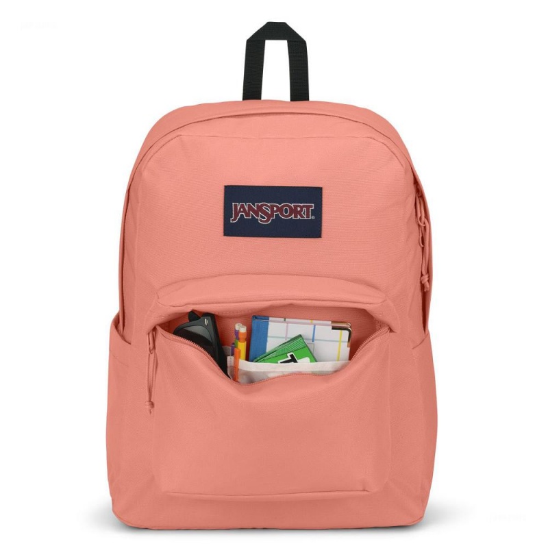 JanSport SuperBreak® Plus Laptop Rucksack Rucksäcke Rosa | ECHVG53178