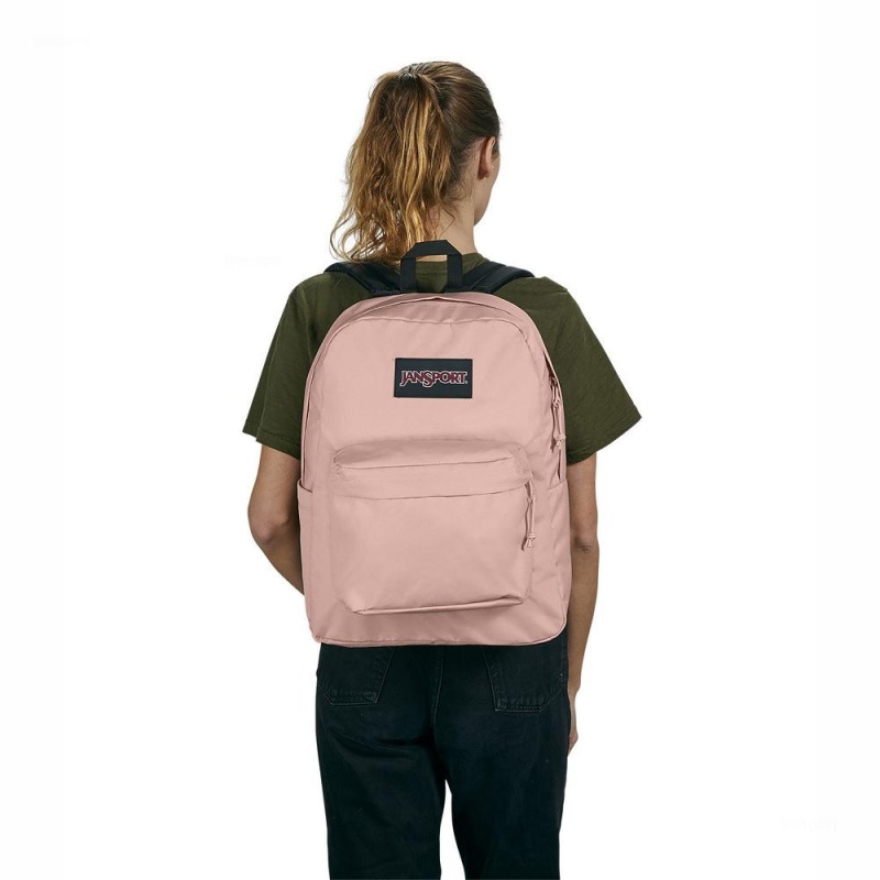 JanSport SuperBreak® Plus Laptop Rucksack Rucksäcke Rosa | MCHHR76806