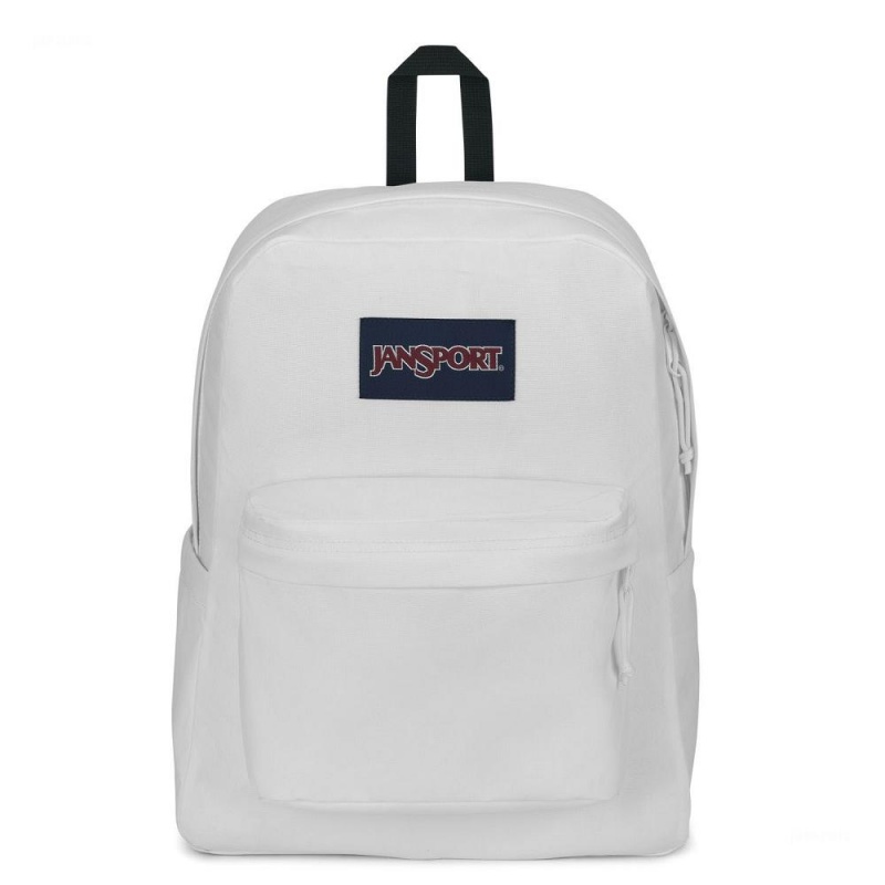 JanSport SuperBreak® Plus Laptop Rucksack Rucksäcke Weiß | XCHBH93308