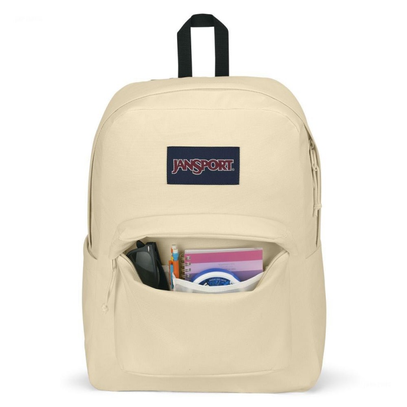 JanSport SuperBreak® Plus Schulrucksäcke Rucksäcke Beige | PCHQX70645