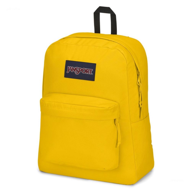 JanSport SuperBreak® Plus Schulrucksäcke Rucksäcke Zitrone | SCHVO80855