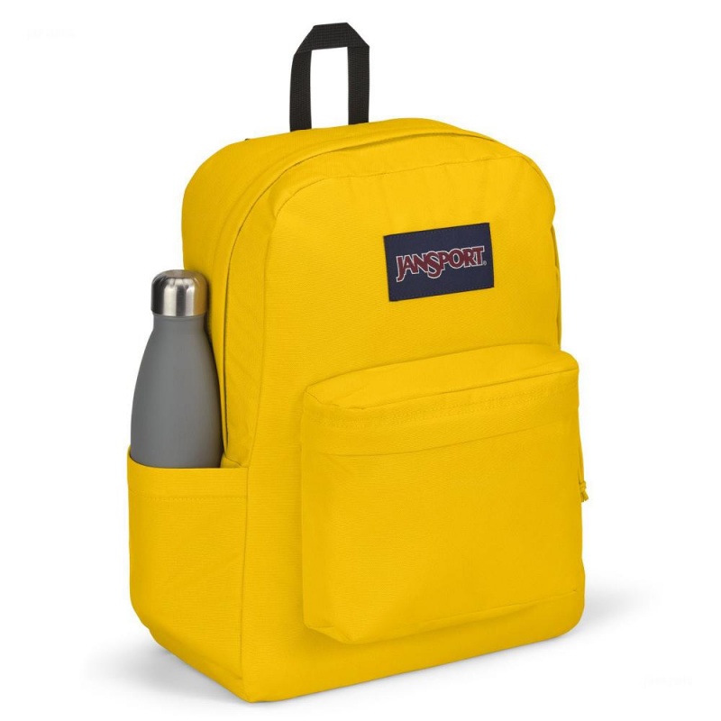 JanSport SuperBreak® Plus Schulrucksäcke Rucksäcke Zitrone | SCHVO80855