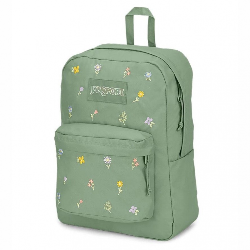 JanSport SuperBreak® Plus Schulrucksäcke Rucksäcke Grün | FCHHY51376