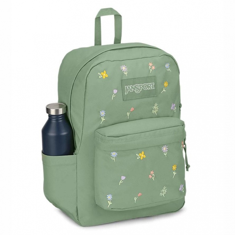 JanSport SuperBreak® Plus Schulrucksäcke Rucksäcke Grün | FCHHY51376