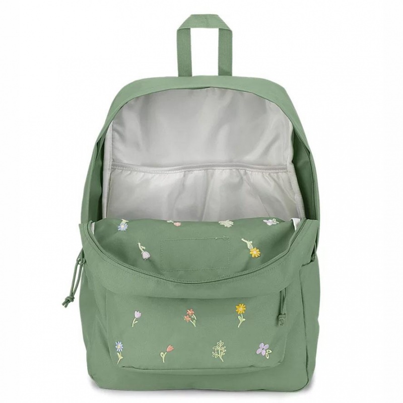 JanSport SuperBreak® Plus Schulrucksäcke Rucksäcke Grün | FCHHY51376