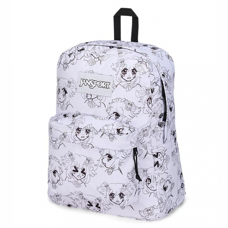 JanSport SuperBreak® Plus Schulrucksäcke Rucksäcke Weiß | CHEGJ93418