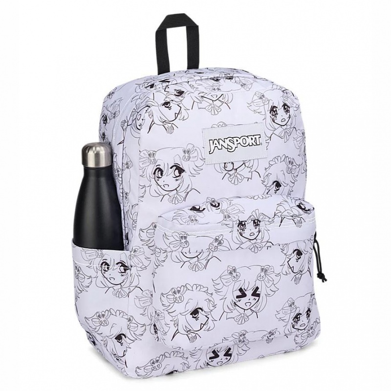 JanSport SuperBreak® Plus Schulrucksäcke Rucksäcke Weiß | CHEGJ93418