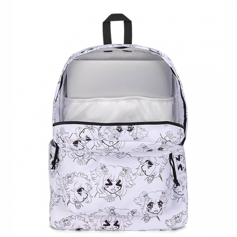 JanSport SuperBreak® Plus Schulrucksäcke Rucksäcke Weiß | CHEGJ93418