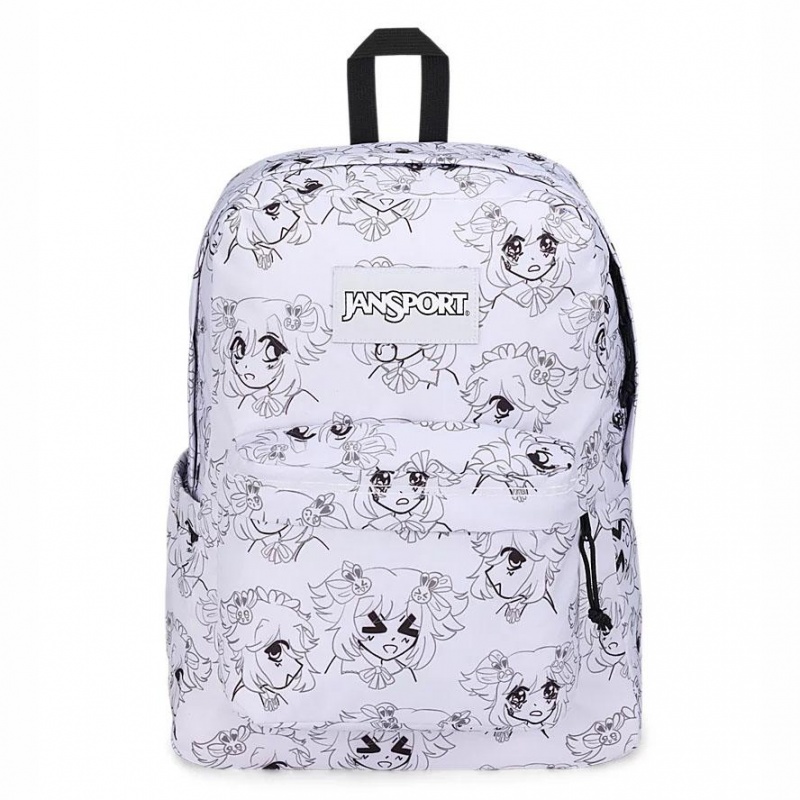 JanSport SuperBreak® Plus Schulrucksäcke Rucksäcke Weiß | CHEGJ93418