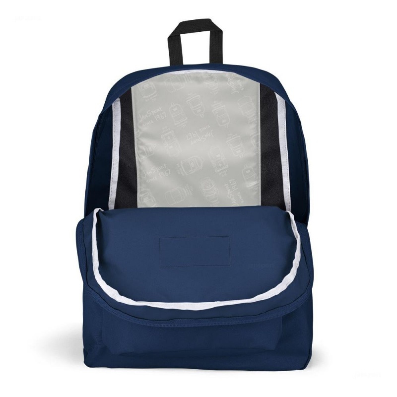 JanSport SuperBreak® Schulrucksäcke Rucksäcke Navy | SCHNY31641