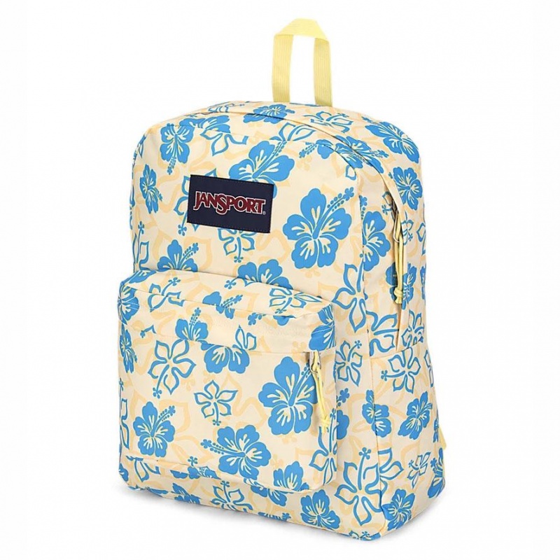 JanSport SuperBreak® Schulrucksäcke Rucksäcke Gelb Blau | XCHGW18622