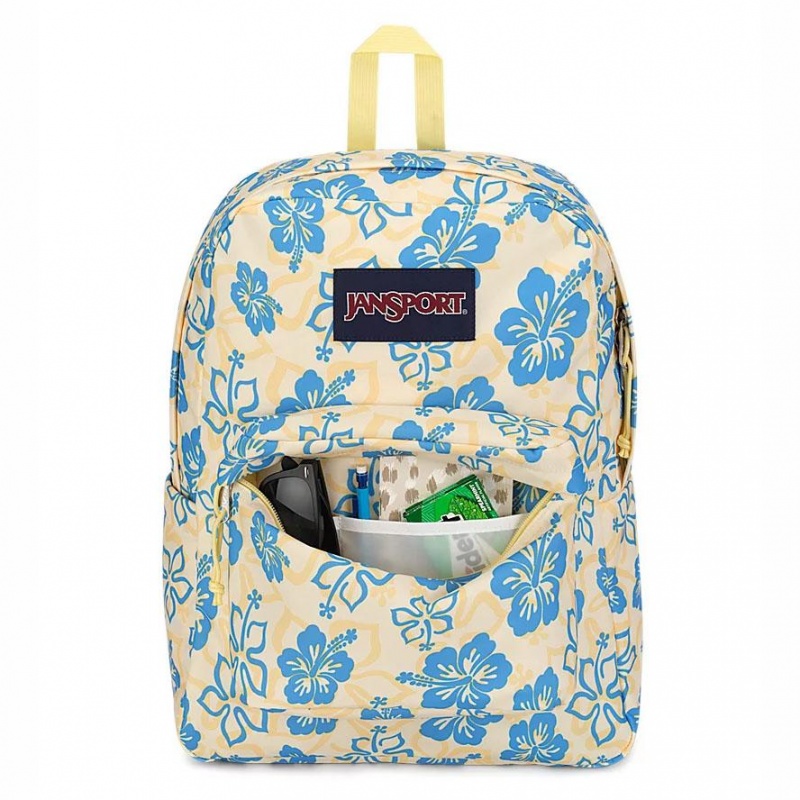 JanSport SuperBreak® Schulrucksäcke Rucksäcke Gelb Blau | XCHGW18622