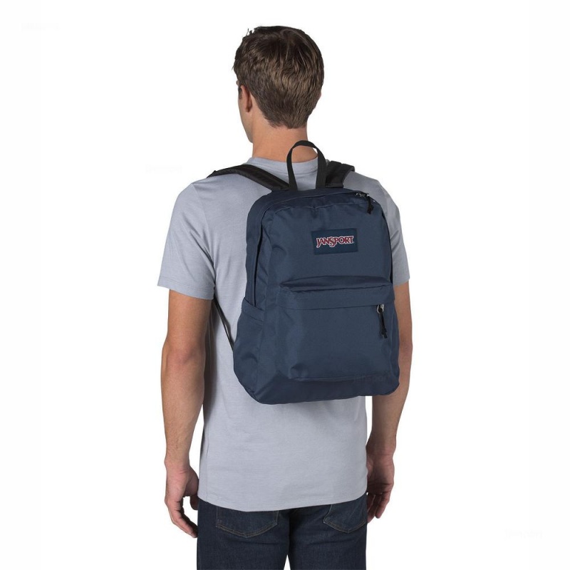 JanSport SuperBreak® Schulrucksäcke Rucksäcke Navy | SCHVO73672