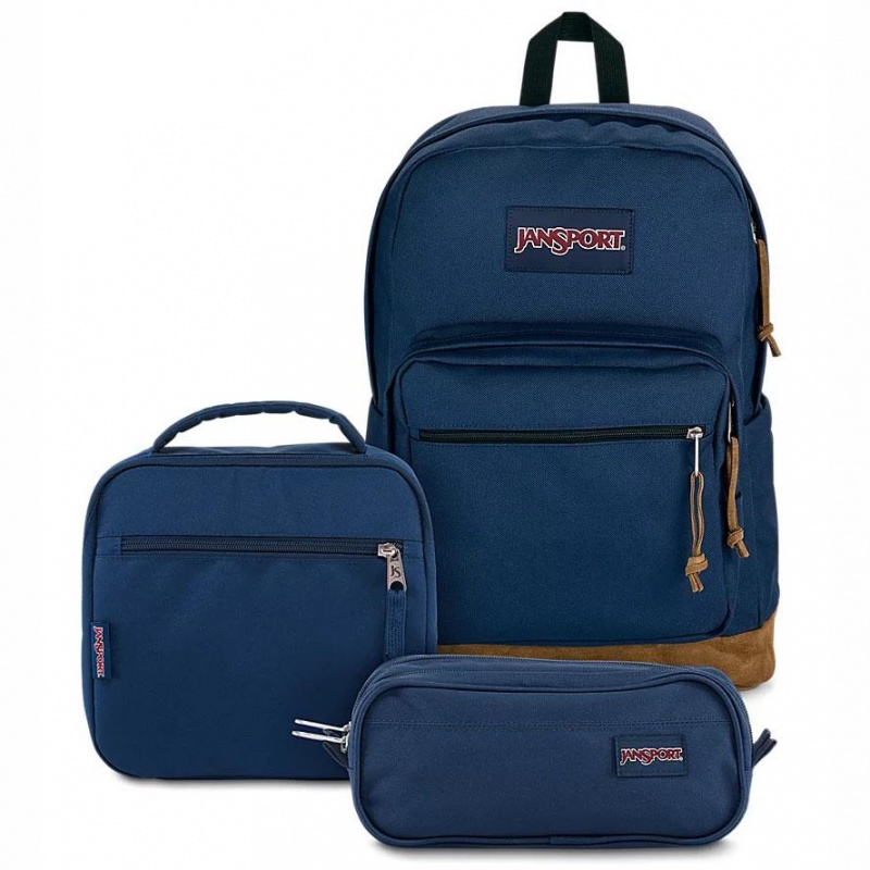 JanSport TIMELESS BLUE NAVY BUNDLE Schulrucksäcke Rucksäcke Navy | CHQCS80959